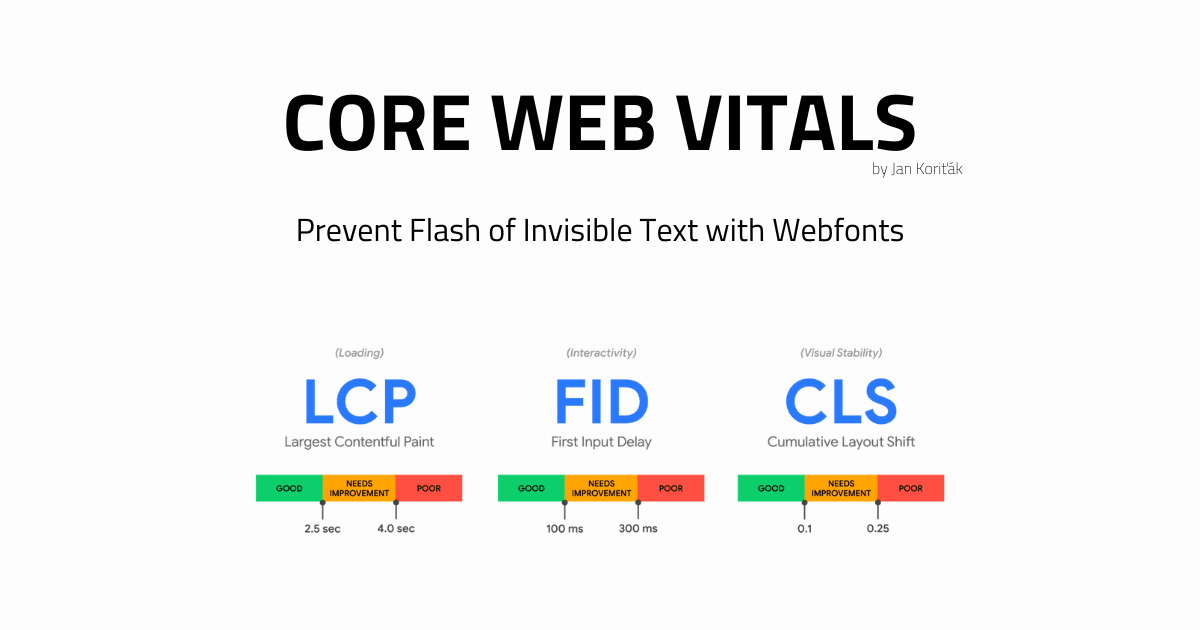 How to prevent Flash of Invisible Text with Webfonts